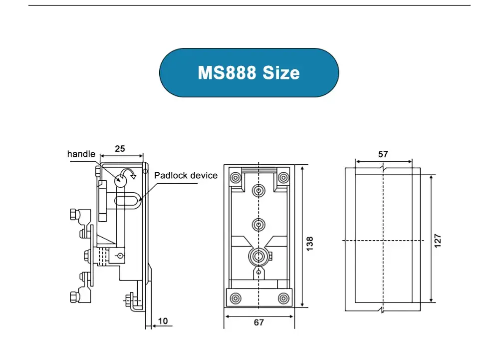 Box Type Substation Lock