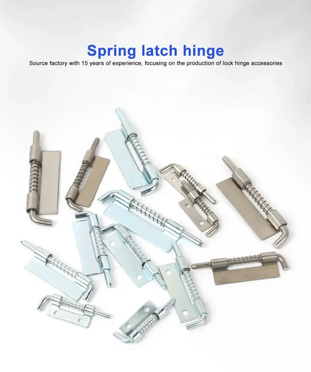 Spring Bolts Latch Hinge